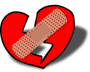 taped heart